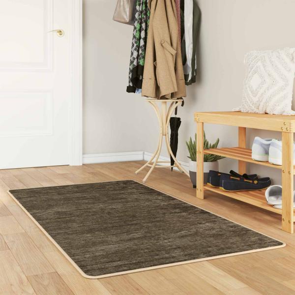 ARDEBO.de - Teppichläufer MARSA Waldgrün 100 x 200 cm Polyester und PVC