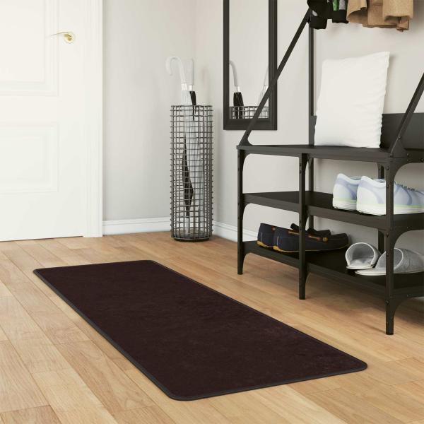 ARDEBO.de - Teppichläufer MARSA Anthrazit 50 x 100 cm Polyester und PVC