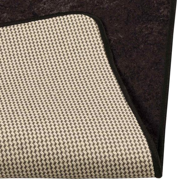 Teppichläufer MARSA Anthrazit 100 x 150 cm Polyester und PVC