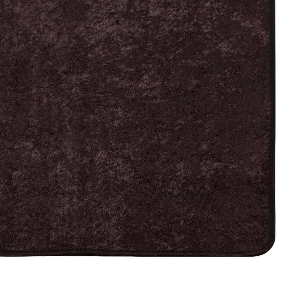 Teppichläufer MARSA Anthrazit 100 x 150 cm Polyester und PVC