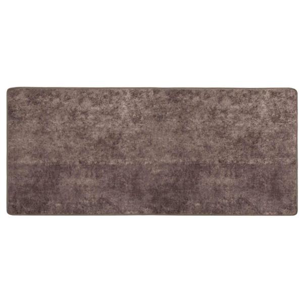 Teppichläufer MARSA Grau 80 x 200 cm Polyester und PVC