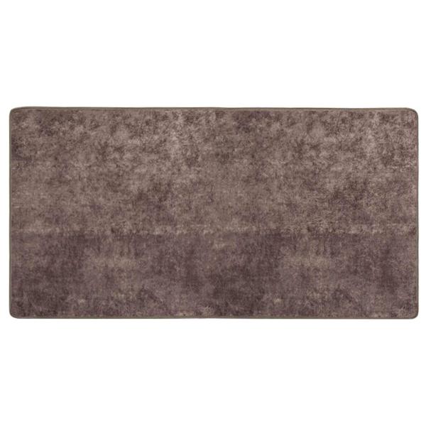 Teppichläufer MARSA Grau 100 x 200 cm Polyester und PVC