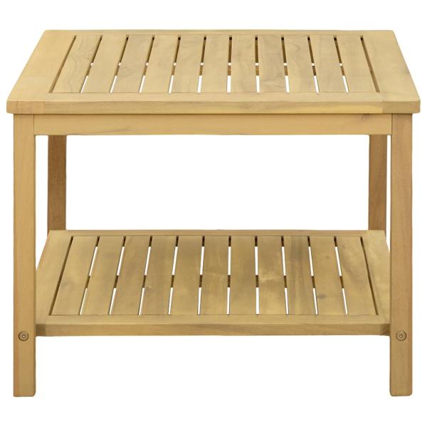 Beistelltisch Öl-Natur 60 x 60 x 45 cm Massivholz Akazie