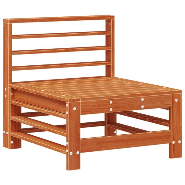 Sectional Sofa Einheiten 3 Stück Wachsbraun