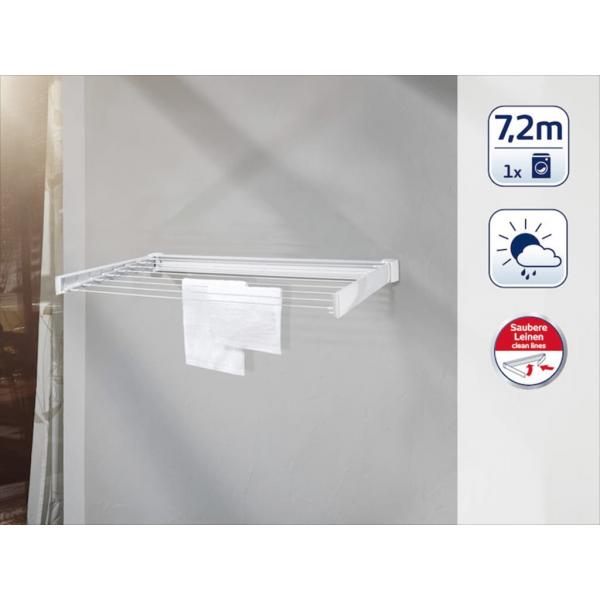 ARDEBO.de - Leifheit Wandwäschetrockner Telegant 72 Protect 83305