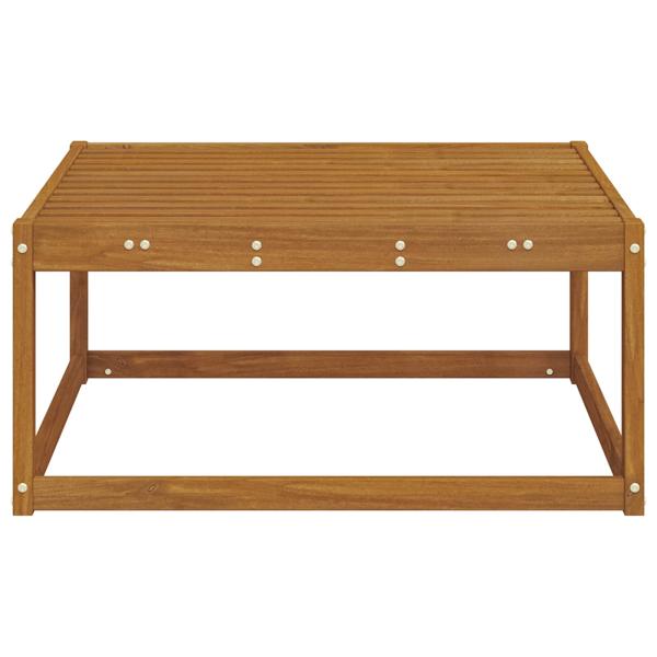 Outdoor-Fußhocker Natur 79 x 79 x 37 cm