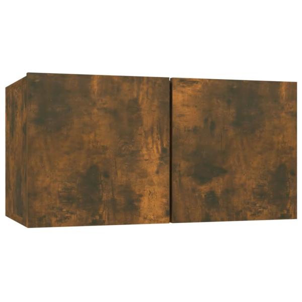 TV-Wandschrank Räuchereiche Holzwerkstoff