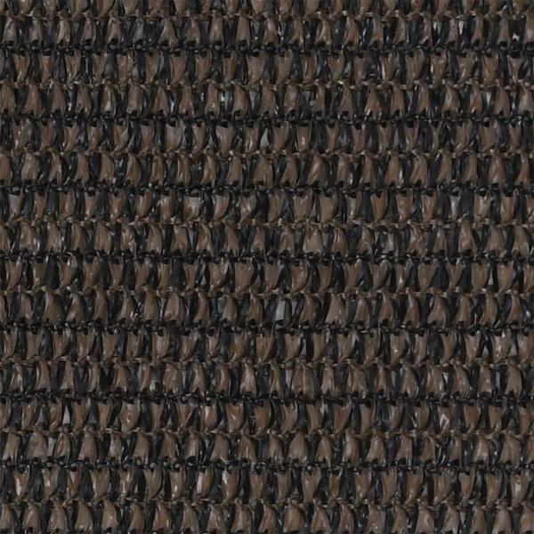 Zeltteppich 250x250 cm Braun