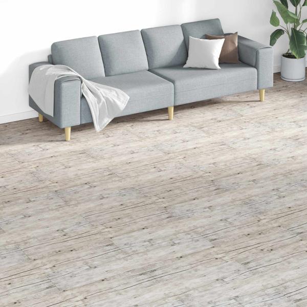 ARDEBO.de - Bodenplanken Grau 5,26 m² 18 Stk. PVC