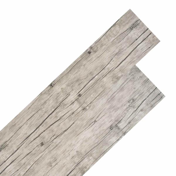 Bodenplanken Grau 5,26 m² 18 Stk. PVC