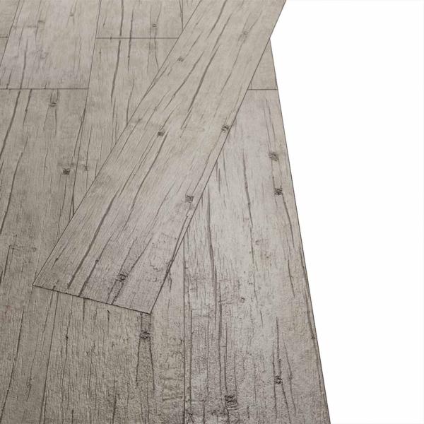 Bodenplanken Grau 5,26 m² 18 Stk. PVC