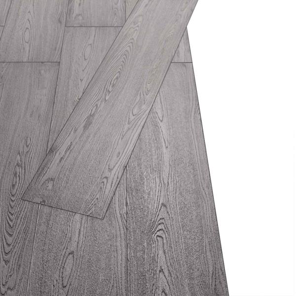 Bodenplanken Dunkelgrau 5,26 m² 18 Stk. PVC