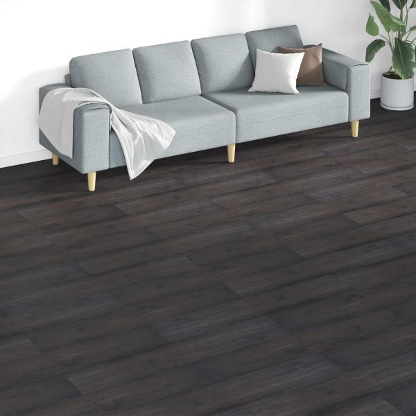 ARDEBO.de - Bodenplanken Dunkelgrau 5,26 m² 18 stk. PVC
