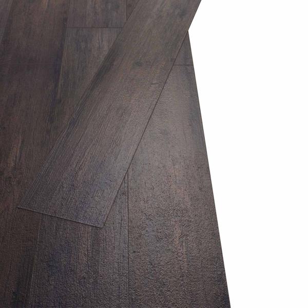 Bodenplanken Dunkelgrau 5,26 m² 18 stk. PVC