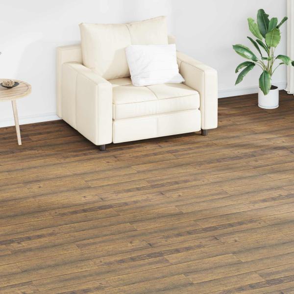 ARDEBO.de - Bodenplanken Walnussbraun 5,02 m² 36 stk. PVC