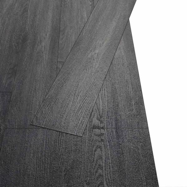 Bodenplanken Schwarz und Weiß 5,02 m² 36 stk. PVC