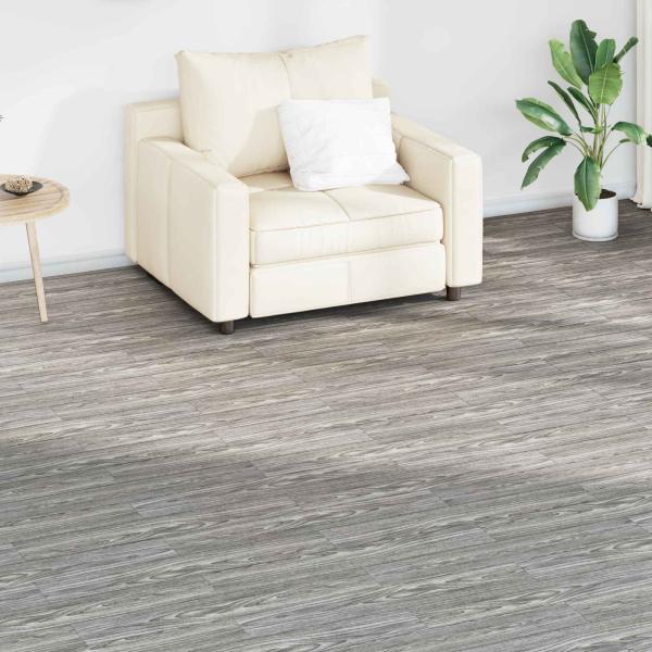 ARDEBO.de - Bodenplanken Dunkelgrau 5,02 m² 36 stk. PVC