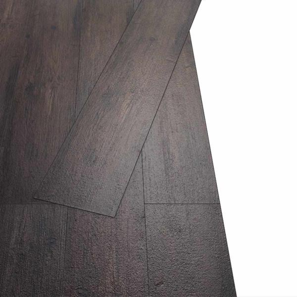 Bodenplanken Dunkelbraun 5,02 m² 36 stk. PVC