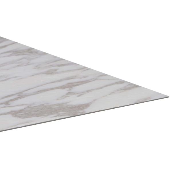 Bodenplanken Weiß Marmor 5,11 m² 55 stk. PVC