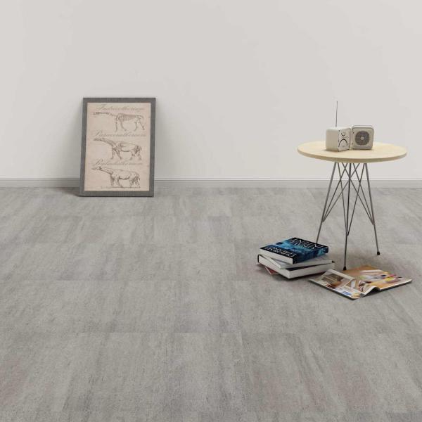 ARDEBO.de - Bodenplanken Dunkelgrau Melange 5,11 m² 55 stk. PVC