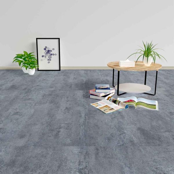 ARDEBO.de - Bodenplanken Grau Marmor 5,11 m² 55 stk. PVC