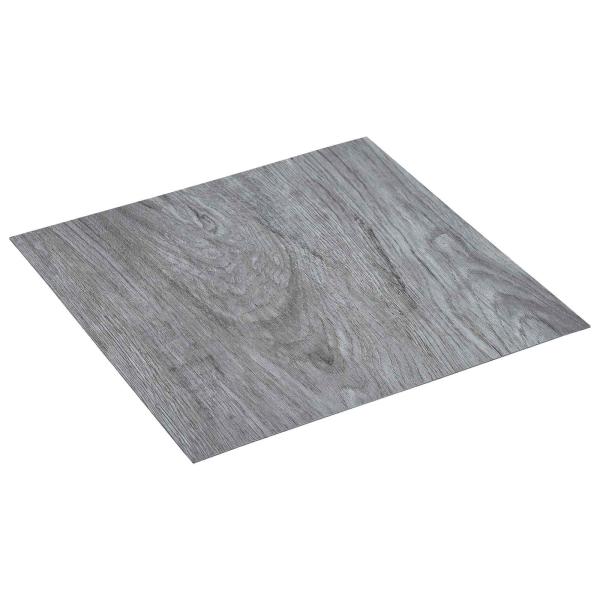 ARDEBO.de - Bodenplanken Hellgrau 5,11 m² 55 stk. PVC