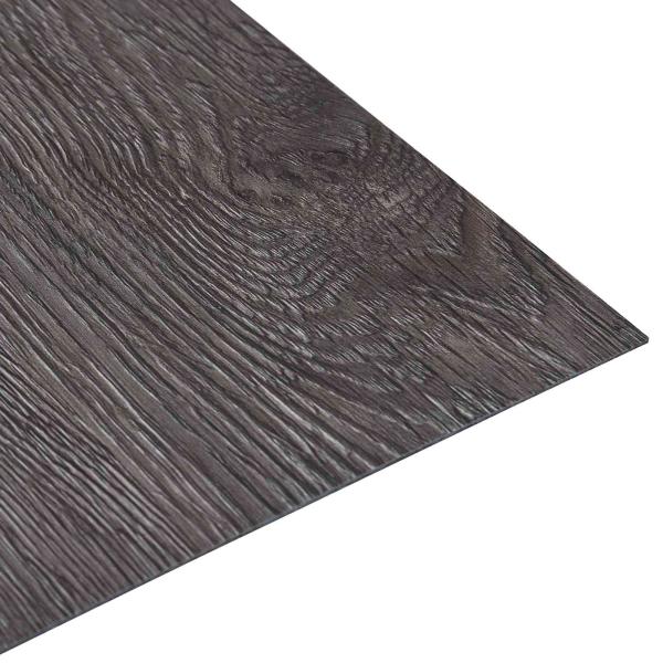 Bodenplanken Schwarz und Grau 5,11 m² 55 stk. PVC