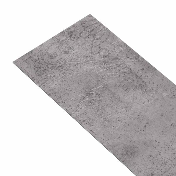 Bodenplanken Zementbraun 5,26 m² 18 stk. PVC