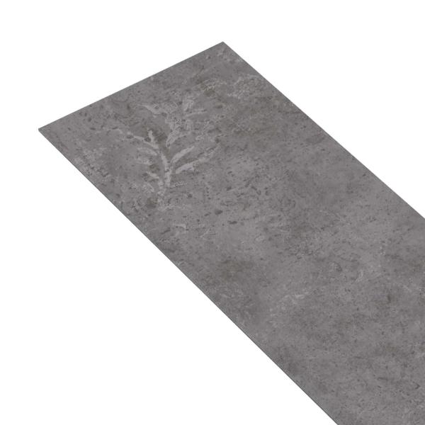 Bodenplanken Betongrau 5,02 m² 36 stk. PVC