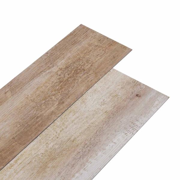 Bodenplanken Gewaschenes Holz 5,02 m² 36 stk. PVC