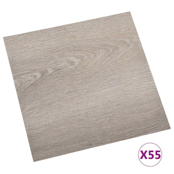 Bodenplanken Holz 5,11 m² 55 Stk. PVC