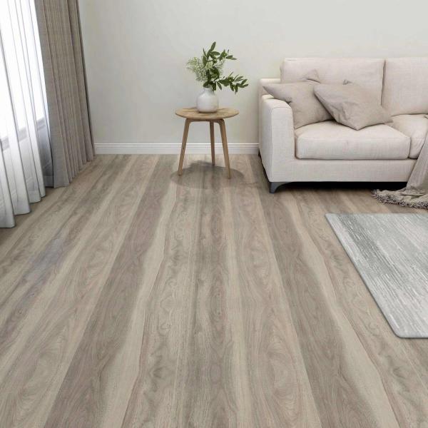 ARDEBO.de - Bodenplanken Holzfarbe 5,11 m² 55 stk. PVC