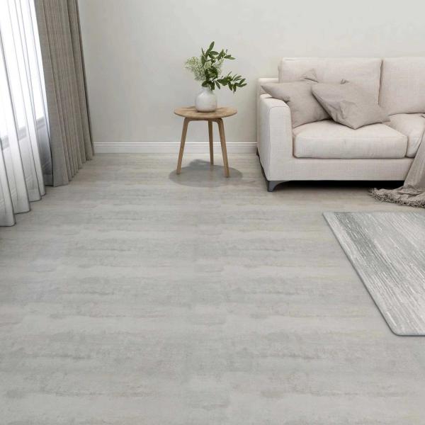 ARDEBO.de - Bodenplanken Grau und Hellgrau 5,11 m² 55 stk. PVC