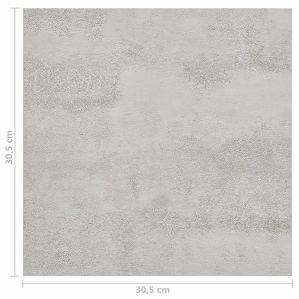 Bodenplanken Grau und Hellgrau 5,11 m² 55 stk. PVC