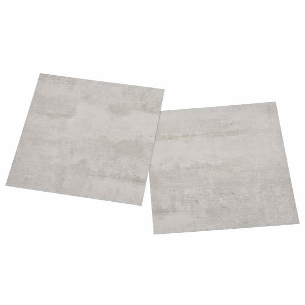 Bodenplanken Grau und Hellgrau 5,11 m² 55 stk. PVC