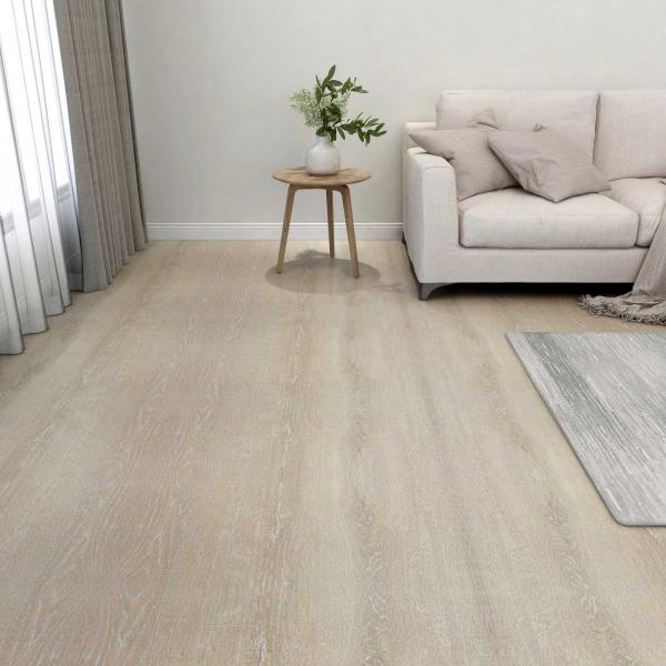 ARDEBO.de - Bodenplanken Beige 5,11 m² 55 Stk. PVC