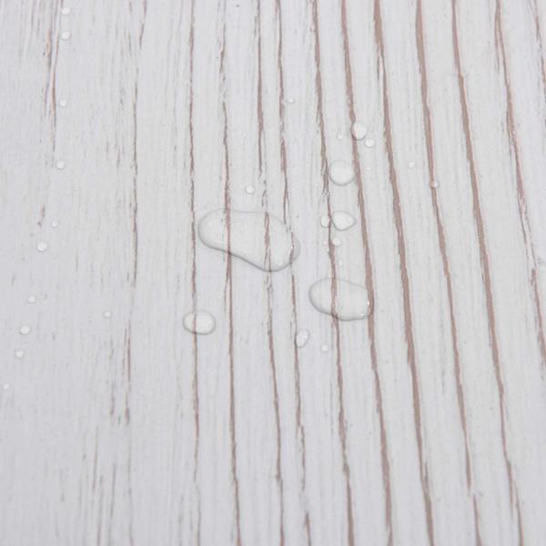 Bodenplanken Weiß und Hellgrau 5,11 m² 55 stk. PVC