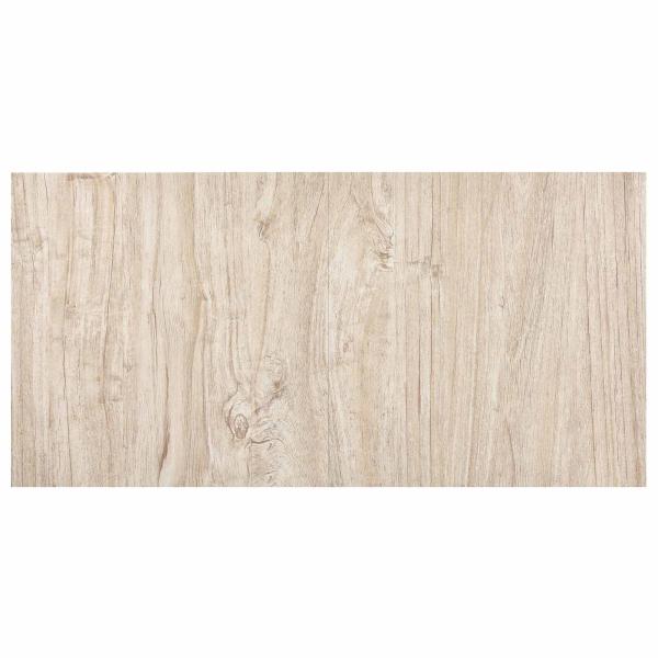 Bodenplanken Weiß und Holzfarbe 5,11 m² 55 stk. PVC