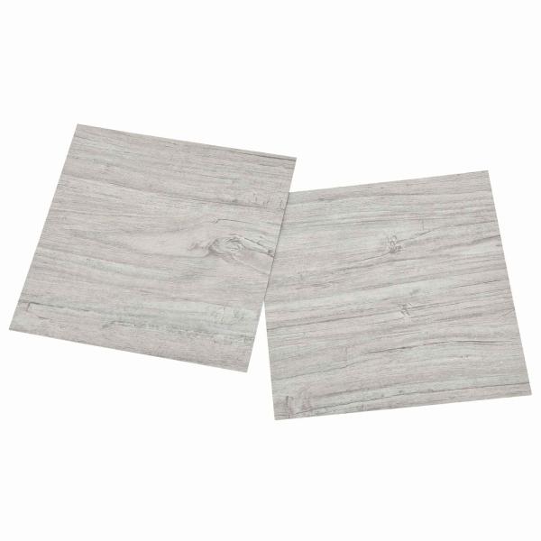 Bodenplanken Grau und Holz 5,11 m² 55 stk. PVC
