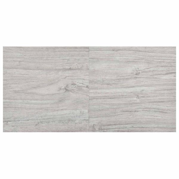 Bodenplanken Grau und Holz 5,11 m² 55 stk. PVC
