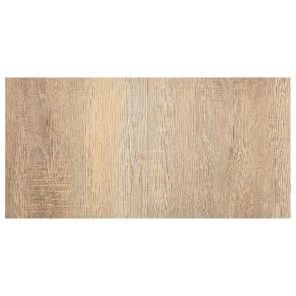 Bodenplanken Hellgrau, Dunkelbraun 5,11 m² 55 Stk. PVC