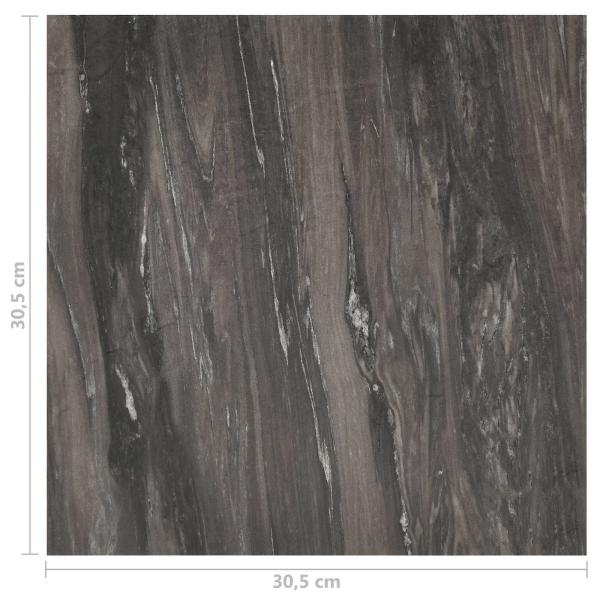 Bodenplanken Dunkelgrau 5,11 m² 55 stk. PVC