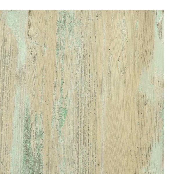 Bodenplanken Weiß und Hellbraun 5,11 m² 55 stk. PVC