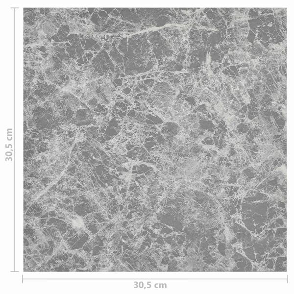 Bodenplanken Grau 5,11 m² 55 stk. PVC