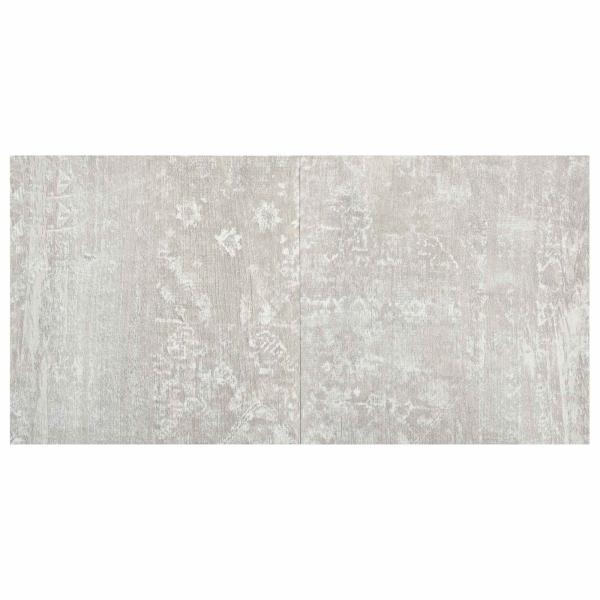 Bodenplanken Weiß und Holz 5,11 m² 55 stk. PVC