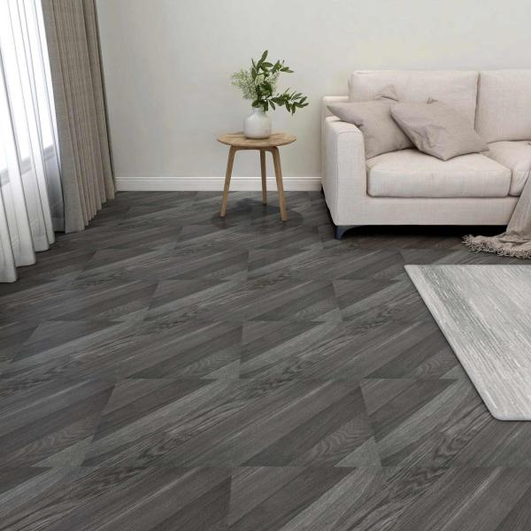 ARDEBO.de - Bodenplanken Grau 5,11 m² 55 stk. PVC