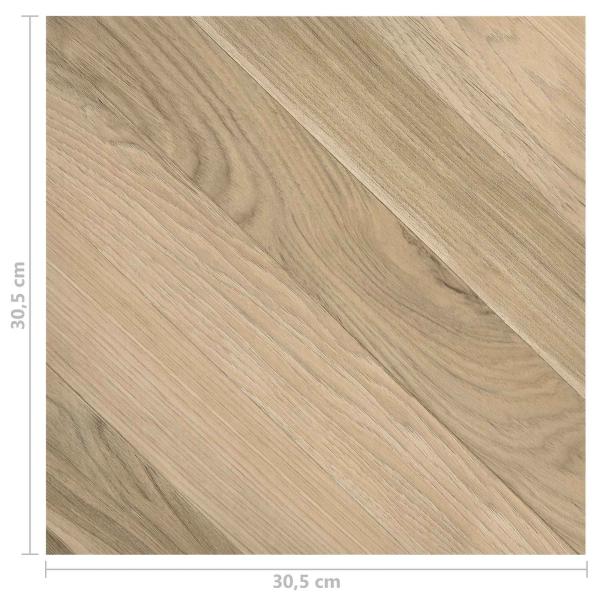 Bodenplanken Braun 5,11 m² 55 stk. PVC