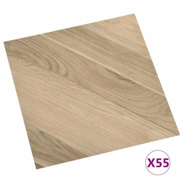 Bodenplanken Braun 5,11 m² 55 stk. PVC