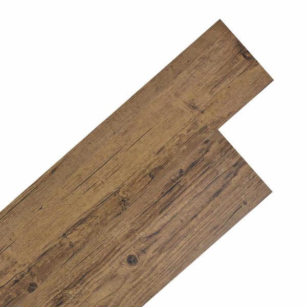 Bodenplanken Walnussbraun 2,51 m² 18 stk. PVC