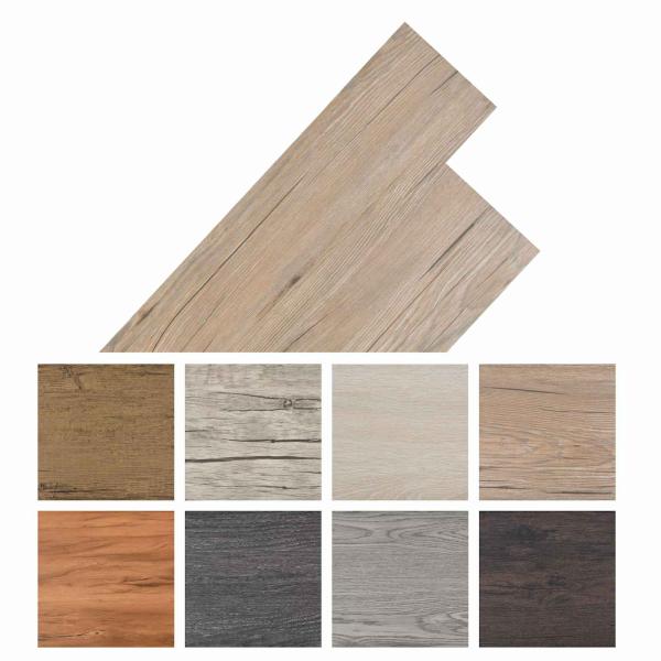 Bodenplanken Eichenbraun 2,51 m² 18 stk. PVC